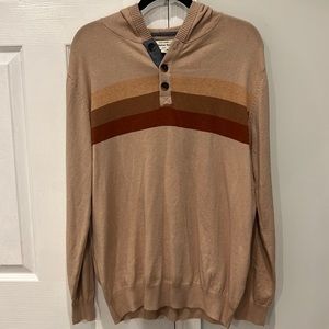 Hawker Rye Jackson Colorblock Henley Hoodie